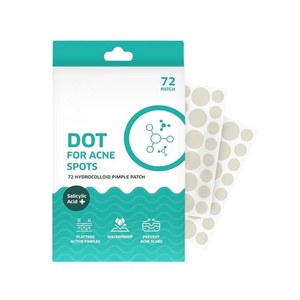 Nuevo Set de Parches Hidrocoloides Impermeables para el Cuidado de la Piel con Extracto de Árbol de Té, Parches Invisibles para el Acné, Espinillas y Granos, para el Rostro - Product Image 1
