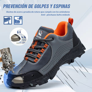 Chaussures <span class=keywords><strong>de</strong></span> Sécurité Industrielles Légères Respirantes Tendance Décontractées Haute Qualité avec Embout en Acier, Vente Chaude - Product Image 3