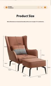 <span class=keywords><strong>Fauteuil</strong></span> d'Appoint Moderne pour Salon Ensemble de Petites Chaises de Canapé pour Chambre Appartement Salle à Manger - Promotion - Product Image 2