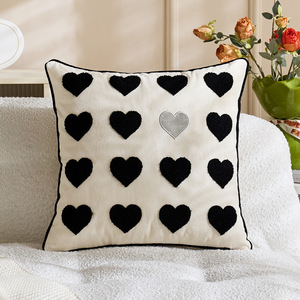 Sevgililer Günü Dikdörtgen Yastık Kılıfı Çiftin Peluş Yastık Kılıfı Aşk Nakışı Modern Sadelik Hastane Ev Özelleştirilebilir - Product Image 6