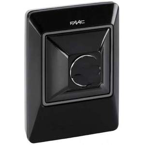 Sélecteur de clé externe Faac Xk10 1 canal AC 230 V en plastique au design minimaliste pour opérateurs de portails - Product Image 1