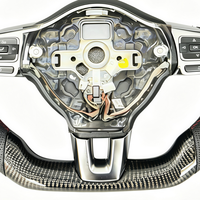 Volant en fibre de carbone fourni par l'usine pour accessoires Volkswagen, compatible avec VW MK6 MK7 Golf 7 Golf 5 6 7 GTI Jetta Passat B8 Polo
