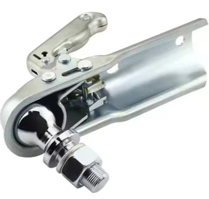 Attelage de remorque à commande manuelle 50 mm, 4 trous de fixation - Zinc - Capacité 2000 kg - Product Image 5