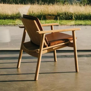 Ensemble de canapés de salle à manger d'extérieur en teck sur mesure, combinaison table et chaises de patio en bois massif résistant aux intempéries pour villa et jardin - Product Image 3