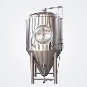 200L 500L 1000L 2500L 5000L Craft Beer Fermenter Conical Fermentation Tank Cooling Jacket Fermenting Vessel Beer Brewing System