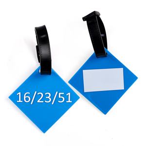 Étiquette de bagage en PVC souple 2D 3D en silicone avec logo personnalisé en relief pour voyages en avion – Vente en gros - Product Image 5