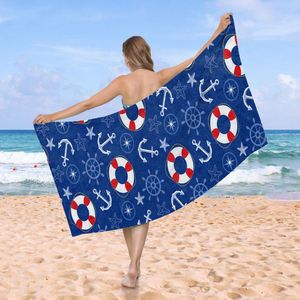 Toallas de Playa de Verano de Secado Rápido, Resistentes a la Arena, con Gran Absorbencia, Ecológicas, con Temática Hawaiana, Logotipo Personalizado, Grandes, de Microfibra - Product Image 3