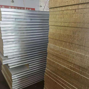 Moderno respetuoso con el medio ambiente sándwich pizarra lana de roca aislamiento Metal pared edificio/oficina/industrial/logística Exterior - Product Image 5