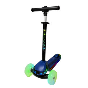Trottinette <span class=keywords><strong>à</strong></span> trois roues pliable et réglable pour enfant, avec siège, multicolore, en plastique, logo personnalisé, vente en gros - Product Image 6