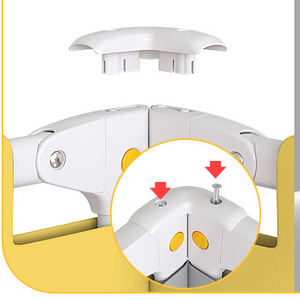 Clôture de chevet Chocchick Protection de <span class=keywords><strong>garde</strong></span>-<span class=keywords><strong>corps</strong></span> pliable moderne levage Vertical sécurité ouverte bébé lit Rail enfants <span class=keywords><strong>garde</strong></span>-lit - Product Image 6