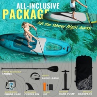 Planches Sup à point de chute d'une capacité de 308LB Planche à pagaie gonflable en gros avec accessoires