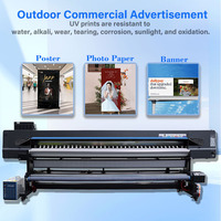 Impresora UV de rollo a rollo de 3.2m (10 pies) con 2 cabezales I3200, máquina de inyección de tinta CMYK para vinilos, lonas y materiales flexibles de PP
