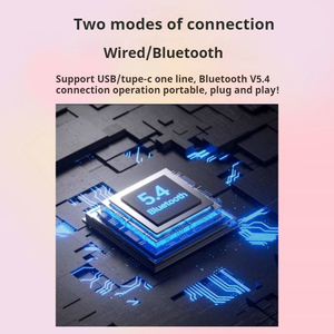 Nouvelle enceinte Bluetooth sans fil portable, petite enceinte de bureau RGB, enceinte Bluetooth transparente créative portable - Product Image 5