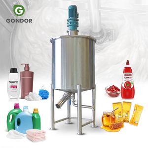 40 Rpm 5000l 10000l 25 Gallon 30liter Soap Mixing Stirred Reactor Bioreactor Fermenter Heater Tank Mixer - Product Image 1