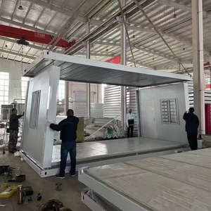 Maison conteneur pliable de 20 pieds en panneaux sandwich mobiles avec un design moderne, installation simple pour les bureaux, les hôtels, à <span class=keywords><strong>vendre</strong></span> - Product Image 4