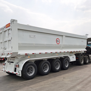 La Chine camion 4 essieux benne basculante <span class=keywords><strong>semi</strong></span>-<span class=keywords><strong>remorque</strong></span> <span class=keywords><strong>tracteur</strong></span> 38CBM 35CBM benne <span class=keywords><strong>semi</strong></span>-<span class=keywords><strong>remorque</strong></span> en acier - Product Image 6