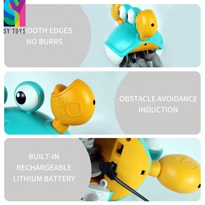 SY bébé crabe jouet infantile ventre temps jouets sensoriel électrique Induction <span class=keywords><strong>crabes</strong></span> interactif <span class=keywords><strong>marche</strong></span> danse jouet pour garçons filles enfant en bas âge - Product Image 5