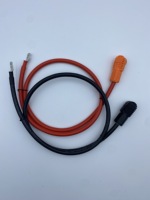 Connecteur coudé mâle/femelle en nylon cuivre pur 3135 4AWG SC25-6 6,0 mm 1,04 m 6A pour système d'énergie solaire onduleur PCB