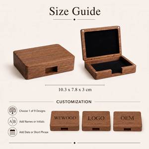 Wooden Decorative <b>Storage</b> Keepsake Boxes Walnut Handmade Walnut Wooden Box Keepsakes Photos Jewelry <b>Ring</b> Wedding Gift Box - Product Image 1