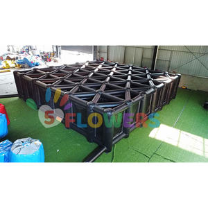 Maison gonflable de labyrinthe hantée gonflable noire de labyrinthe gonflable populaire d'Halloween pour des locations de partie - Product Image 5