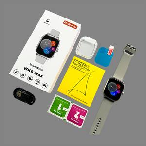 2024 superventas smartWatch wk9 Max con funda protectora cargador inalámbrico SOS Sports <span class=keywords><strong>series</strong></span> 9 para hombres - Product Image 1