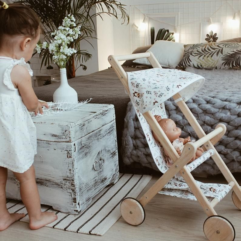 Best Selling Doll Trolleys Elegant Baby Strollers for Kids' Play