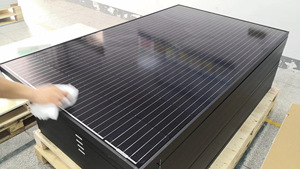 ราคาแผงโซลาร์เซลล์ Solar Europe Rotterdam Stock 550 วัตต์ 600w All Black Mono PV Module - Product Image 2