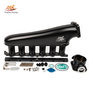 Pour Toyota <span class=keywords><strong>Supra</strong></span> 2JZ GE billette collecteur d'admission plénum Lexus IS300 GS IS 300 90mm corps de papillon 3.0L rail de carburant <span class=keywords><strong>93</strong></span> + - Product Image 2