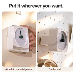 Minuteur visuel numérique en plastique <span class=keywords><strong>de</strong></span> 60 minutes, rechargeable 400 mAh, grand écran <span class=keywords><strong>de</strong></span> 8 cm, avec bouton rotatif, pour la pâtisserie, l'<span class=keywords><strong>apprentissage</strong></span> et l'enseignement, fonction silencieuse - Product Image 5