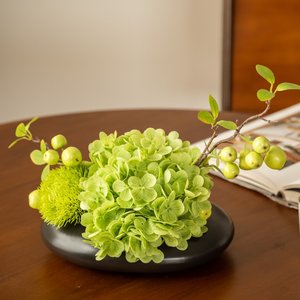 ดอกไฮเดรนเยียประดิษฐ์ จัดช่อสีเขียว ตกแต่งบ้าน วางกลางโต๊ะ - Product Image 3