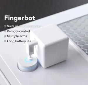 Smart Bluetooth Fingerbot,Finger Robot Button Push Smart Life Remote  Control Wireless Bot,White 