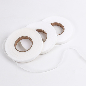 Interlining <span class=keywords><strong>double</strong></span> <span class=keywords><strong>face</strong></span> 22G 25G 30G, colle PA, adhésif <span class=keywords><strong>thermocollant</strong></span> pour vêtements - Product Image 3