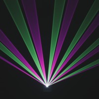 Projecteur laser LED RVB extérieur 60W pour spectacle de lumière sur scène IP65 évalué DMX512 Animation de repère contrôlée pour les grands événements 40W