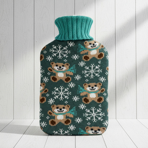 <span class=keywords><strong>Bouillotte</strong></span> avec couvercle Sac à eau chaude de Noël pour soulager la douleur Pack chaud Grands sacs à eau pour compresse chaude et froide 2L - Product Image 1