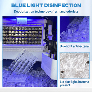 Máquina Comercial Automática para Hacer Hielo en Cubos de 60kg-1200kg, Fabricante de Hielo Cristalino - Product Image 2