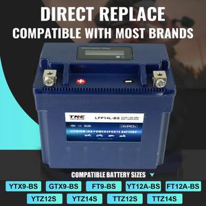 <span class=keywords><strong>Batterie</strong></span> de <span class=keywords><strong>moto</strong></span> <span class=keywords><strong>liquide</strong></span> LFP14L-BS 12V 7Ah 350A, pack de <span class=keywords><strong>batterie</strong></span> de démarrage portable avec écran LCD, BMS, 2000 cycles - Product Image 5