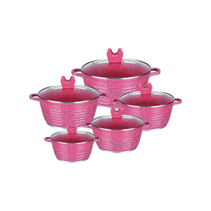 Cooklover 10 pz cucina ceramica <span class=keywords><strong>Set</strong></span> qualità pressofusione alluminio portatile metallo Design - Product Image 1
