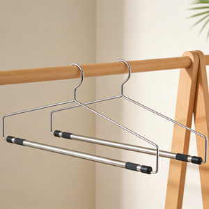 Appendiabiti extra lungo da 55 cm in acciaio inossidabile antiscivolo <span class=keywords><strong>per</strong></span> trapunte, coperte, asciugamani e capi di abbigliamento di grandi dimensioni - Product Image 2