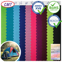Tissus Oxford 70D 100% nylon, tissés entrelacés, ripstop, sergé, résistants aux déchirures, enduits de PU, pour sacs et tentes