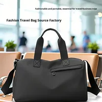 Sac à dos unisexe étanche en denim et polyester pour sport, fitness et voyage, séparation sec/humide, 20-35L, fermeture éclair, tendance transfrontalière