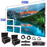 Système complet 4m x 3m, écran LED P3.91, panneau mural vidéo LED 500x500mm, scène d'événement, écran LED intérieur/extérieur