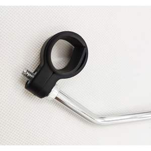 Espejo Retrovisor para Bicicleta, Material Plástico, Acero Inoxidable, Ajustable, Montaje en Manillar, Espejo de Vidrio Negro para Bicicletas de Montaña - Product Image 5