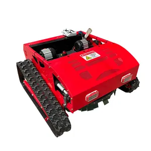 Mesin pemotong rumput Robot Remote Control elektrik taman dengan Dozer dan penyemprot
