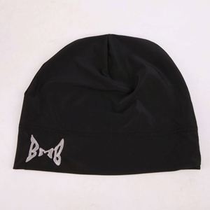 Gorro de Calavera Negro con Forro de Satén a Cuadros y Logotipo Personalizado para Ciclismo, Montañismo y Uso en la Playa - Venta al Por Mayor - Product Image 6