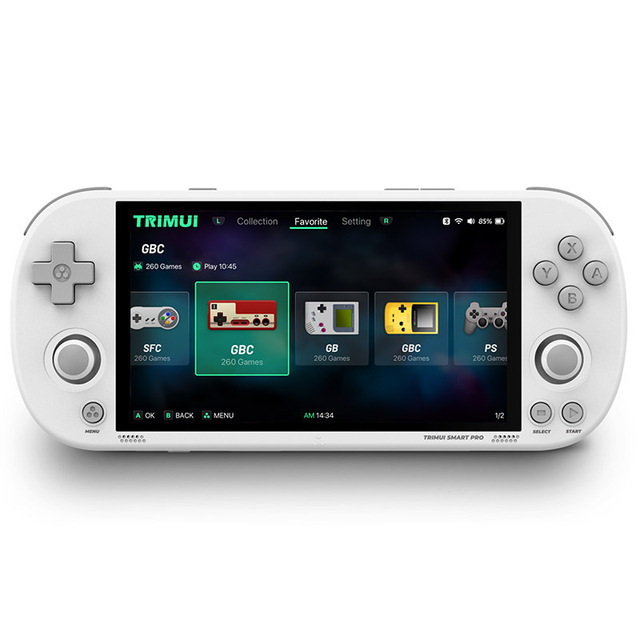 Trimui Smart Pro 4.96 Inch IPS 1280*720 Screen Handheld Game Console Open Source Pocket 26 Simulators Retro Video Games Console