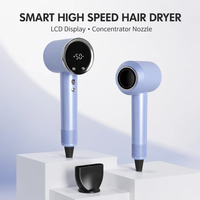 Sèche-cheveux de voyage compact pour salon, hôtel, usage domestique, 1400W, ultra silencieux, 26M/S, séchage rapide, ionique, 110-240V