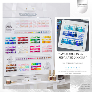 Vendeeni <span class=keywords><strong>Nail</strong></span> Factory – Vernis à ongles gel UV 288 couleurs, sans TPO ni HEMA, OEM, marque privée, gel coloré classique pour salon de manucure - Product Image 6