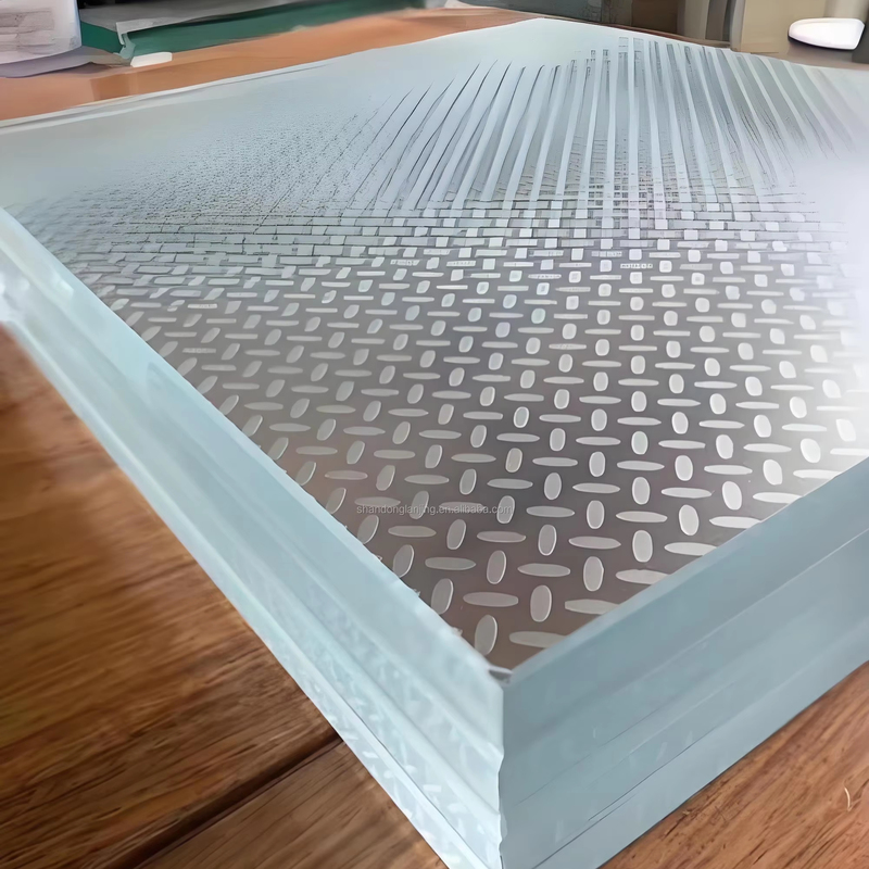 Anti Slip Laminated Tempered Glass for