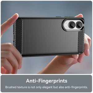 Funda Protectora de Lujo para Teléfono Móvil 5/M16 A06 5G, de Fibra de Carbono Resistente a Impactos, con Revestimiento Suave de TPU y Estampado en Caliente - Product Image 5