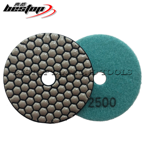 Elmas kuru parlatma pedleri için granit mermer taş beton özelleştirilebilir boyutları 4 inç - Product Image 2